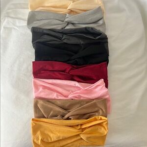 8 Pack Multi-Colored Headbands‎